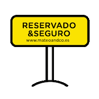 Sign Reservado Sticker by Mateoandco