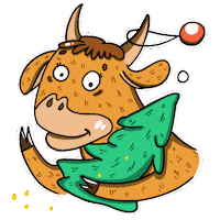 New Year Fun Sticker