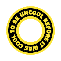 scienceworldca black yellow science circle Sticker