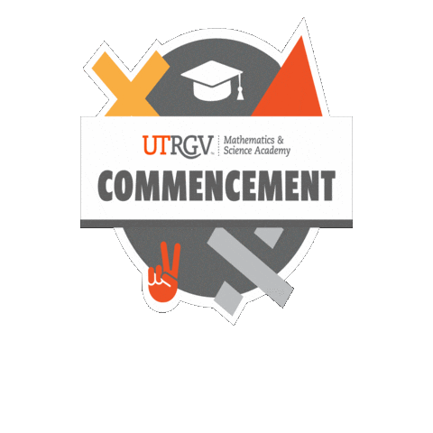 Graduate Utrgv Sticker by The University of Texas Rio Grande Valley