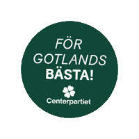 Gotland Sticker by Centerpartiet