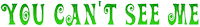 john cena Sticker