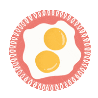 Breakfast Egg Sticker