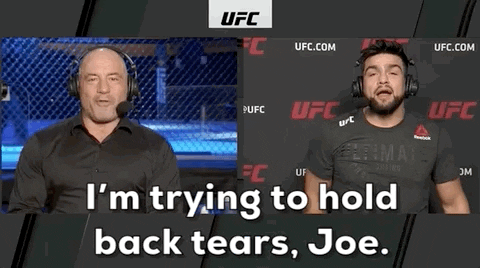 Tearing Happy Tears GIF by UFC