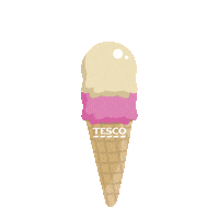 Ice Cream Eating Sticker by TescoIreland