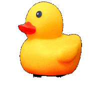Croix37 duck ahiru japan duck Sticker