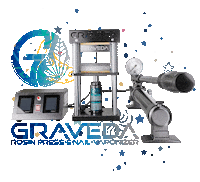 Gravedaa vaporizer erig rosin press e-rig Sticker