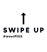 Arrow Swipe Up Sticker by FIGS