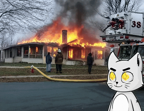Pyromaniac Houseonfire GIF by Hero Galaxy NFT