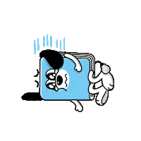 Sad Cry Sticker