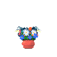arnouxjeanjean surprise flowers hello flowers surprise Sticker