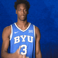 Byu Basketball Celebration GIF by BYU Cougars
