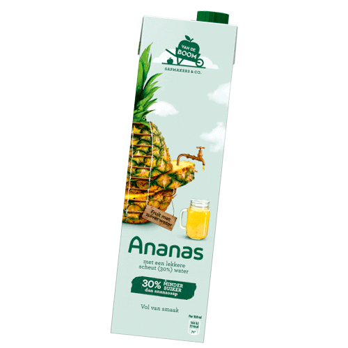 vandeboomsapmakers giphyupload juice pineapple ananas Sticker