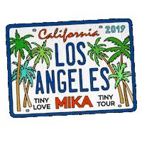 Los Angeles La Sticker by MIKA