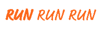 Run Running Sticker by Hyland's