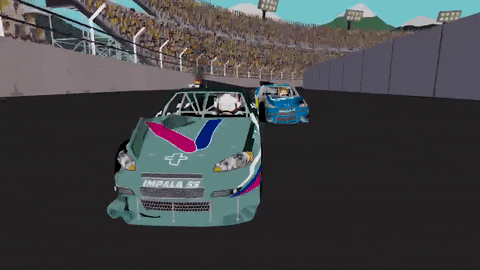 nascar race GIF by South Park 