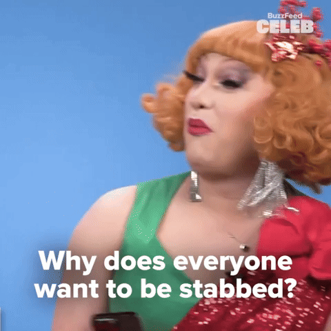 Why stabbed?
