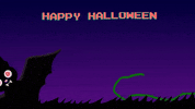 Loonzik halloween pumpkin aftereffects bats GIF