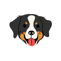Dog Kuza Sticker by Pri Smrčku