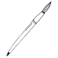 undertherowantrees illustration artist drawing brush Sticker