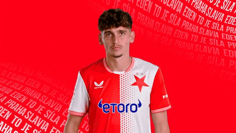 Football Hair GIF by SK Slavia Praha