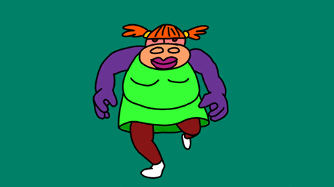 Solana Running GIF by herbertonic