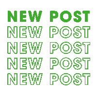 New Post Sticker by Green Pea