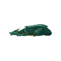 Pixel Sleeping Sticker