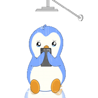 Sad Penguin Sticker by Pudgy Penguins