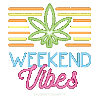 stoned mary jane Sticker by Lightly Toasted