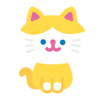 Cat Pet Sticker by THE RECORDER FACTORY