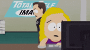 scared bebe stevens GIF by South Park 