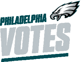 Voting Philadelphia Eagles Sticker by NFL