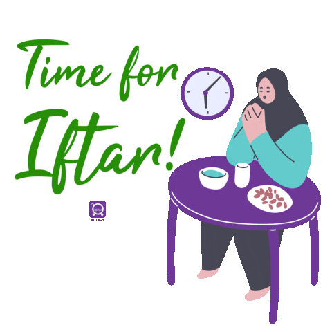 Ramadan Iftar Sticker by Potboy Groceries
