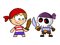 sword pirate Sticker