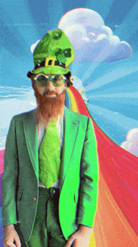 St Patricks Day Rainbow GIF by timmelideo