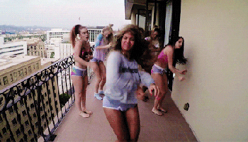 having fun GIF