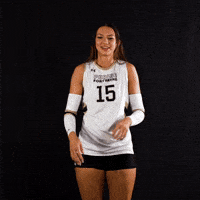 Volleyball Smile GIF by Purdue Fort Wayne Athletics