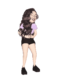 Happy Girl Sticker by Bel Diniz