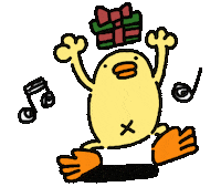 Dance Christmas Sticker by ぴょろりんちょ（ひよこ人間ぴよ）
