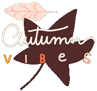 Pink Fall Sticker