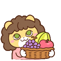 cat_ip fruit mikan catip Sticker