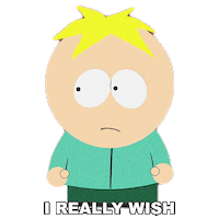 Wishing I Want Sticker by South Park