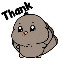 dance thank you Sticker by Aminal Stickers