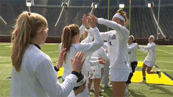 excited hype GIF by Michigan Athletics