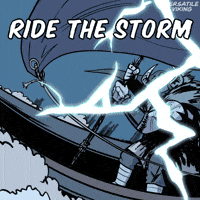 Push Through Stormy Weather GIF by VeeFriends
