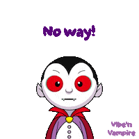 No Way Halloween Sticker by VeeFriends