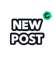 New Post Cc Sticker by CodeChem