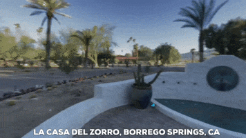 LaCasadelZorro desert resort fountain lacasadelzorro GIF