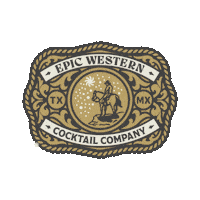 epicwestern epic western cocktails tequila Sticker